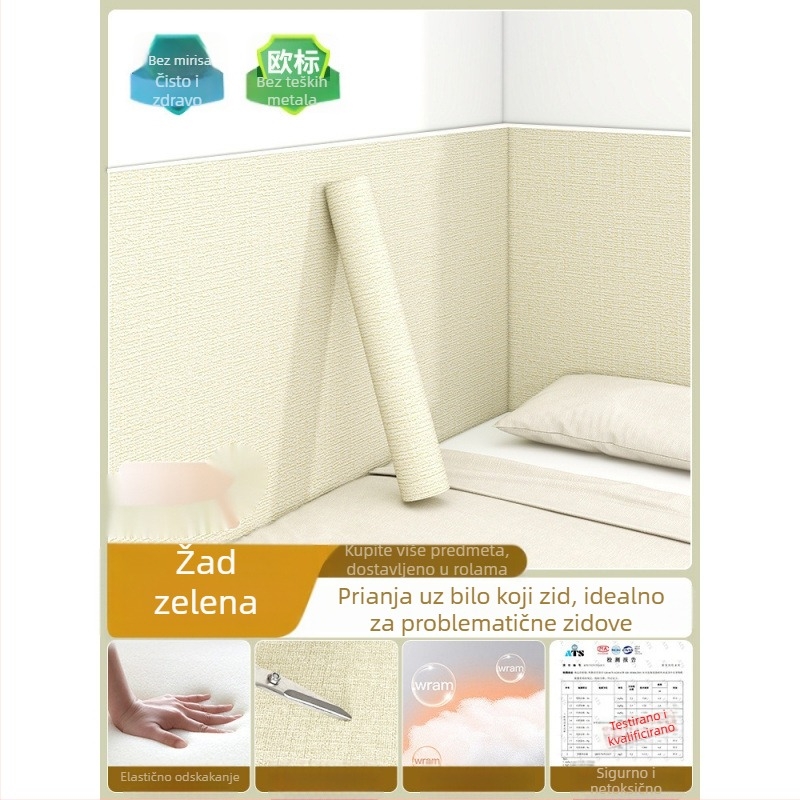 Mekana pjenasta zaštita zida za djecu – zaštita od udara uz rub kreveta, tatami stil