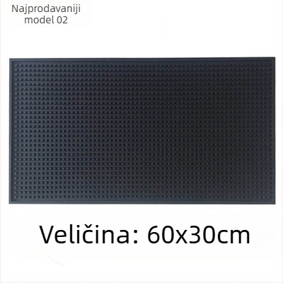 Ulazna gumena prostirka za pod, protuklizna, dezinfekcija, periva, moderan minimalistički stil, marka YMO