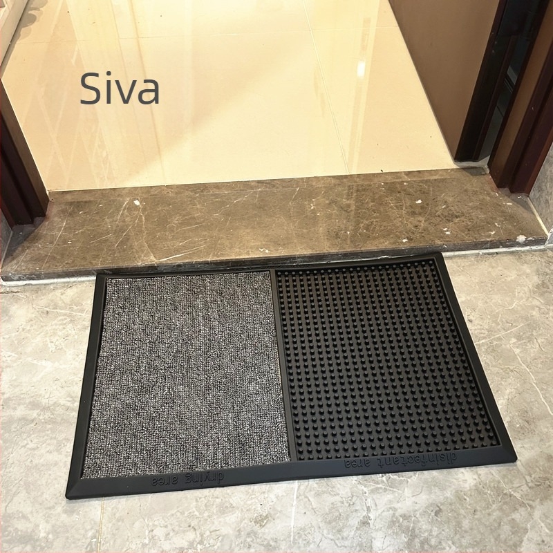 Ulazna gumena prostirka za pod, protuklizna, dezinfekcija, periva, moderan minimalistički stil, marka YMO