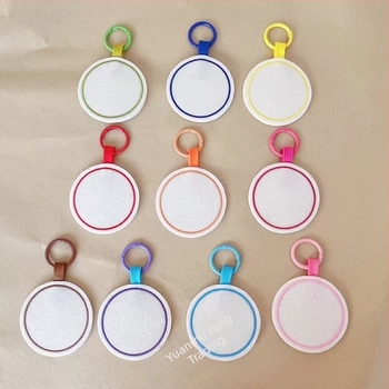 Brelok od filca, okrugli za djecu, proljeće 2024