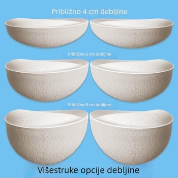 8 cm debeli vanjski jastučići za dojke, za tube top i sportski grudnjak, umetci za čašice