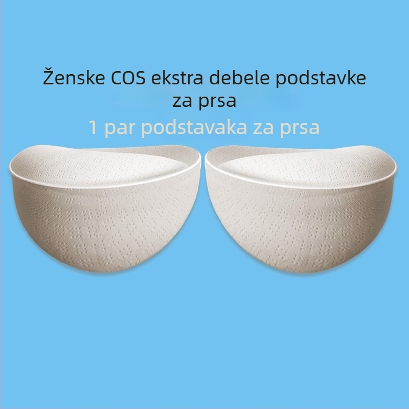 8 cm debeli vanjski jastučići za dojke, za tube top i sportski grudnjak, umetci za čašice