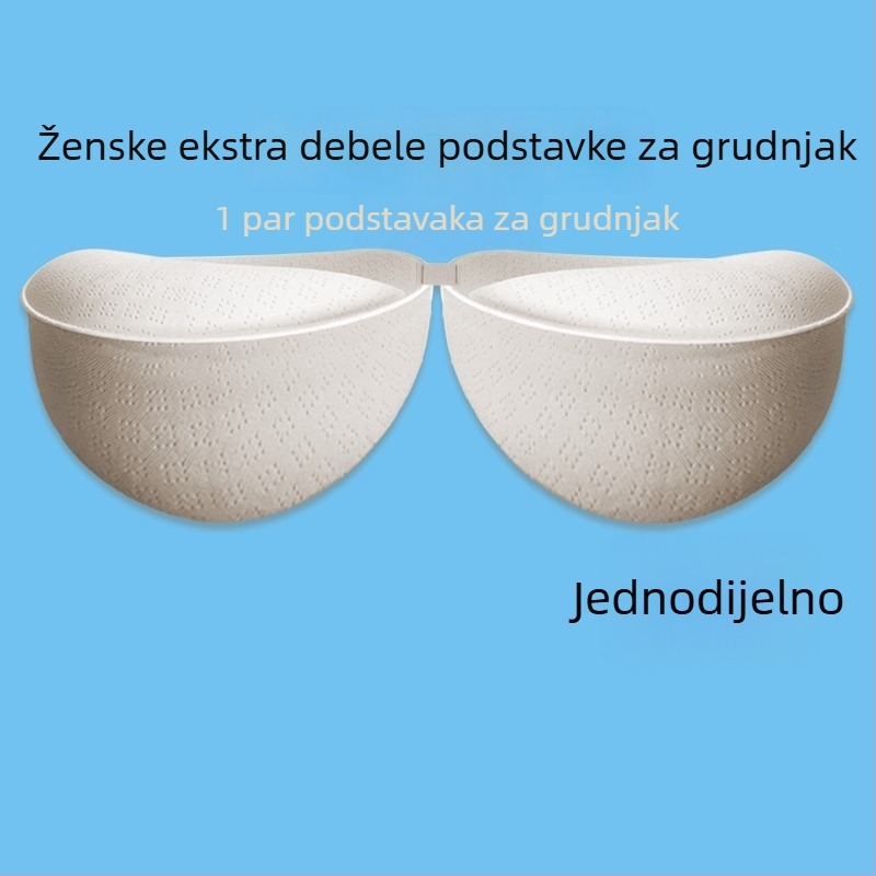 8 cm debeli vanjski jastučići za dojke, za tube top i sportski grudnjak, umetci za čašice