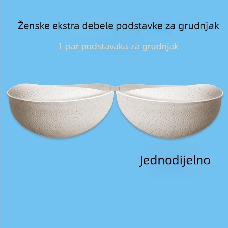 8 cm debeli vanjski jastučići za dojke, za tube top i sportski grudnjak, umetci za čašice