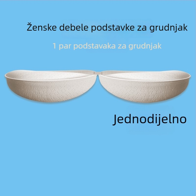 8 cm debeli vanjski jastučići za dojke, za tube top i sportski grudnjak, umetci za čašice