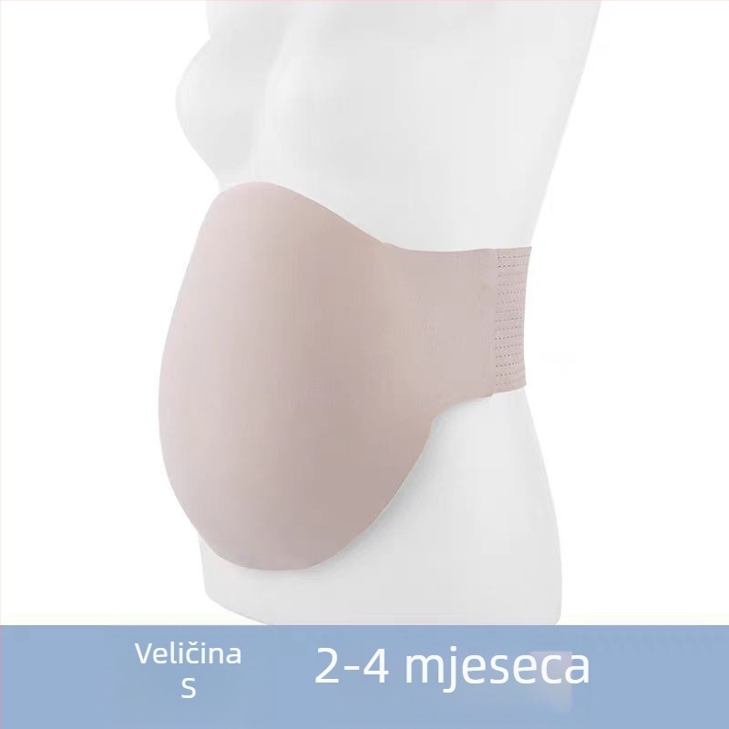Silikonski trudnički trbuh za fotografiranje – rekvizit, povećana debljina, jesen 2024, marka: Druga