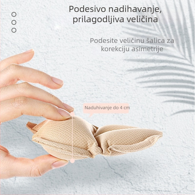 4D umetak za grudnjak s automatskim prilagođavanjem i zračnim jastučićem — poliester, gusti nadjev