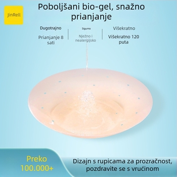 Silicijska grudna naljepnica – nevidljiva, prozračna, perforirana, s gelom za ljepilo, magnetska crna kutija za pakiranje