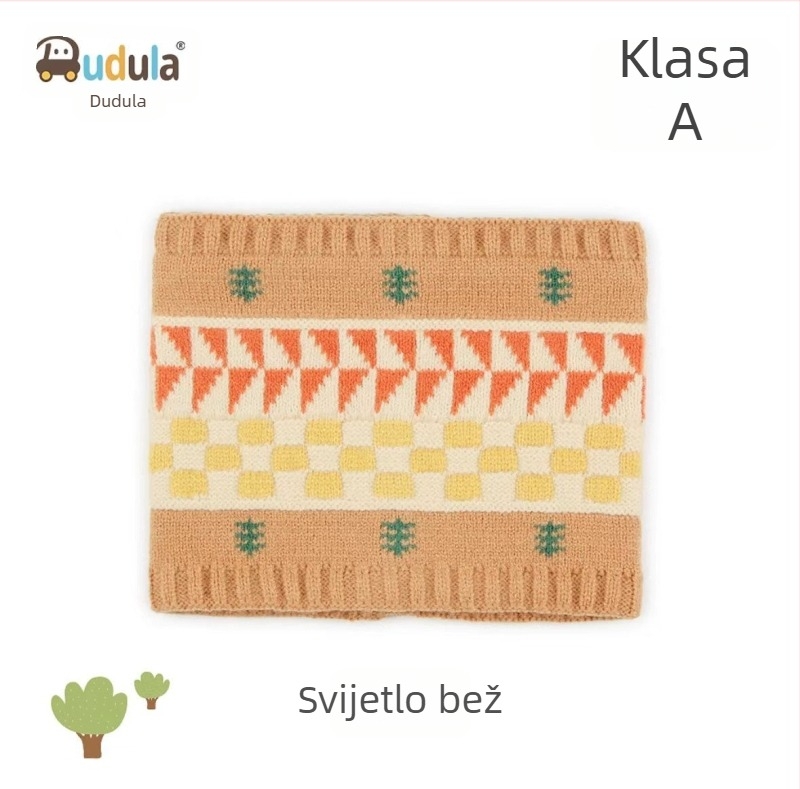 Dudula zimska pletena kapa za djecu, topla s zaštitom ušiju, uzrast 1–4 godine