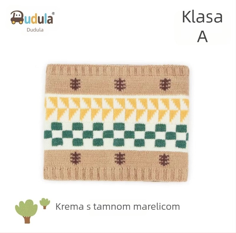 Dudula zimska pletena kapa za djecu, topla s zaštitom ušiju, uzrast 1–4 godine