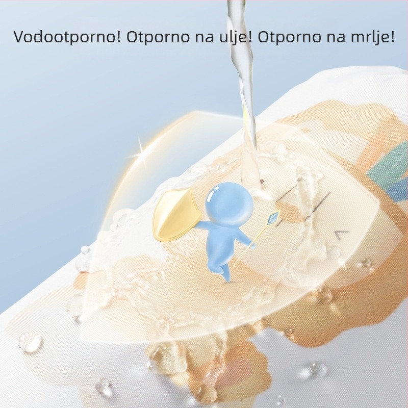 Dječje vodootporne navlake za ruke, brzo se suše, otporne na prljavštinu, cartoon uzorak, poliester, za uzrast 0–8 godina, sve sezone