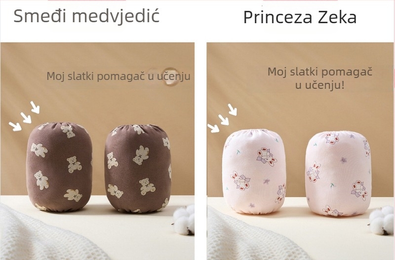 Dječji pamučni rukavi za ruke, Klasa A, otporni na mrlje i nečistoće, za jesen i zimu, unisex, cartoon uzorak, 7–14 godina