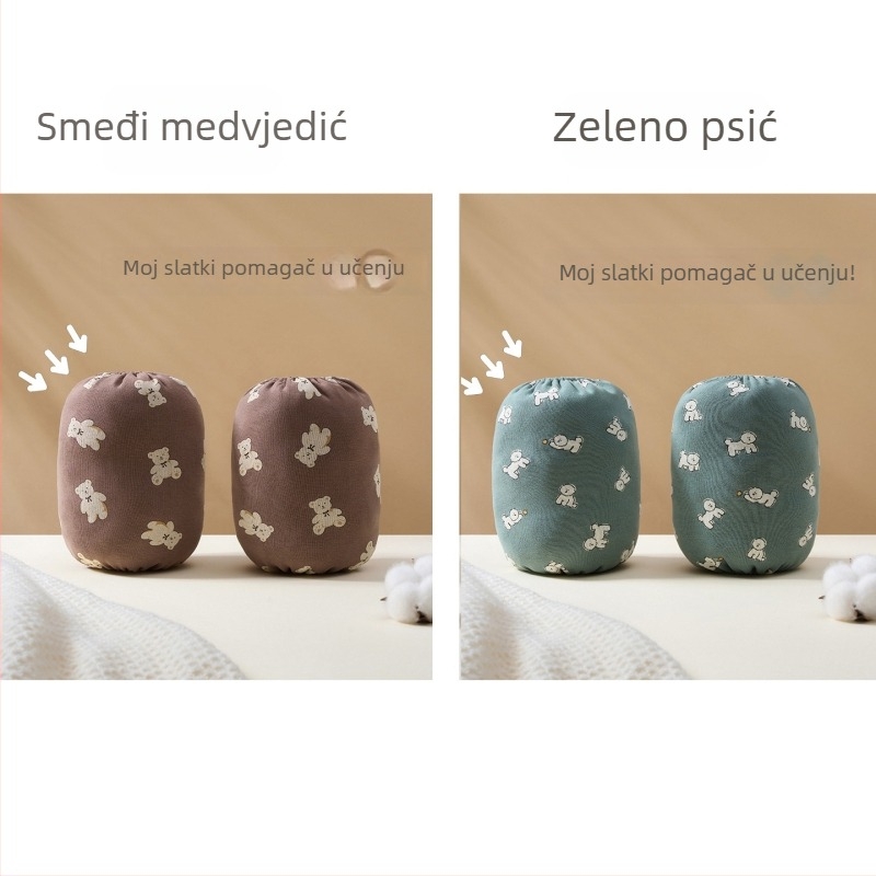 Dječji pamučni rukavi za ruke, Klasa A, otporni na mrlje i nečistoće, za jesen i zimu, unisex, cartoon uzorak, 7–14 godina