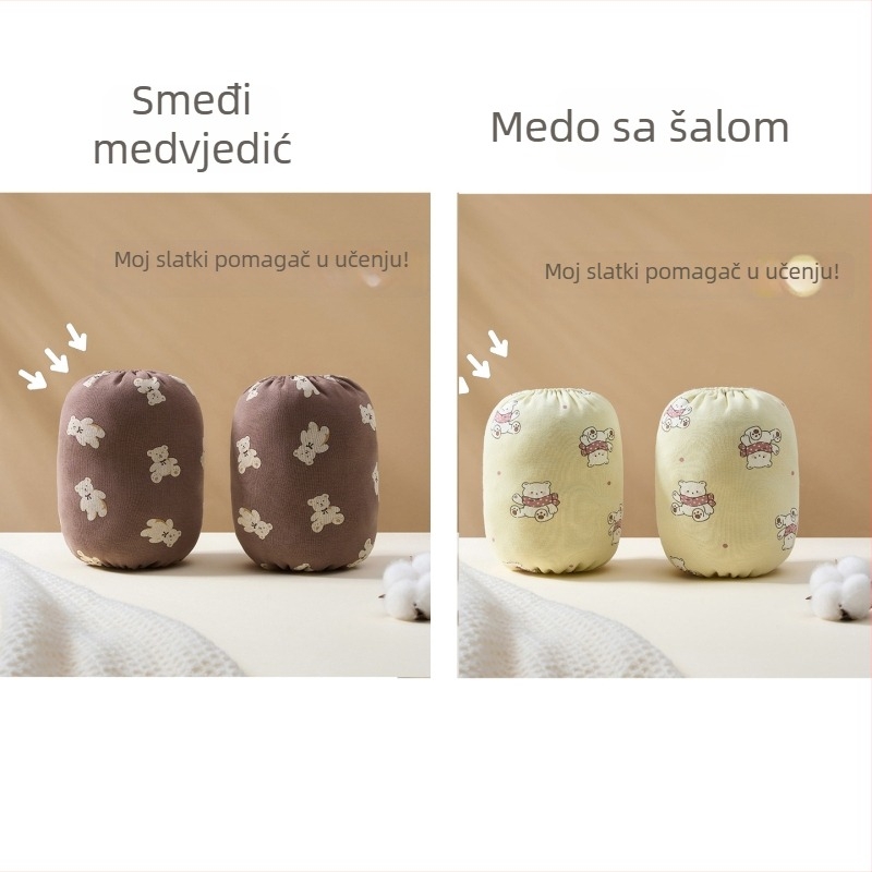 Dječji pamučni rukavi za ruke, Klasa A, otporni na mrlje i nečistoće, za jesen i zimu, unisex, cartoon uzorak, 7–14 godina