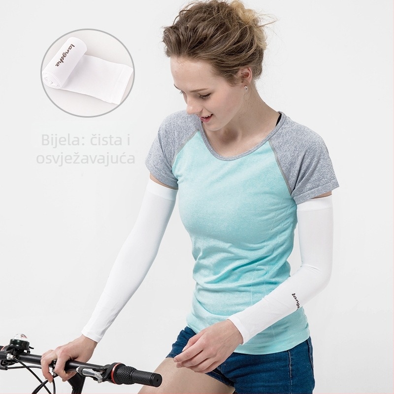 Langsha Ice Sleeve – unisex zaštitne rukave za sunce, najlón 90%, debljina 20–24 g, ljeto 2024