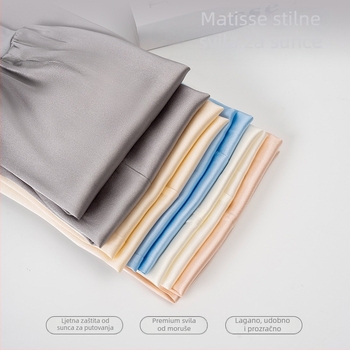 Mulberry Silk Oversleeve, 100% svila, UV zaštita, prozračan, za vanjske sportove i vožnju