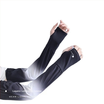 Nylon Ice Silk rukavi za podlaktice, unisex, UV zaštita za vožnju i biciklizam, sadržaj 71–80% najlona, stil Fresh and Sweet, proljeće 2025, brend Huanjie