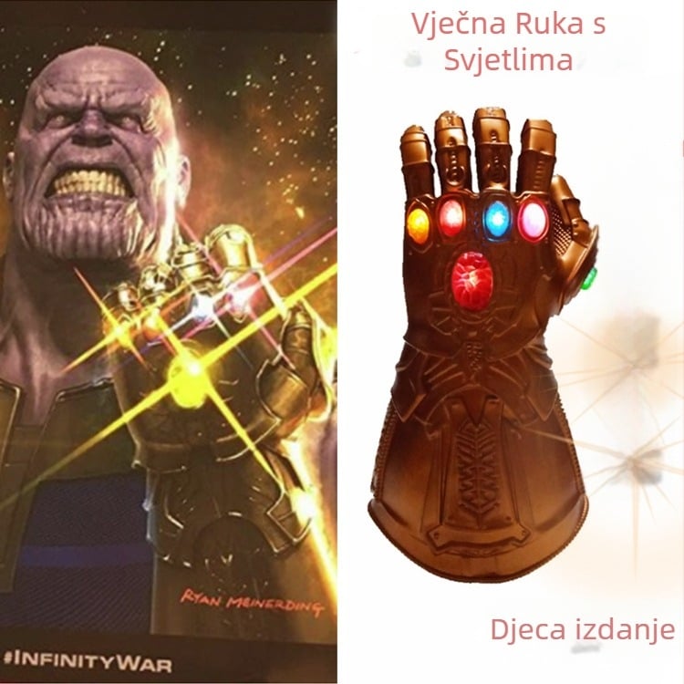 Cosplay rukavice - PVC, polu-mehanički proces, prilagodba dostupna, privatna etiketa dostupna