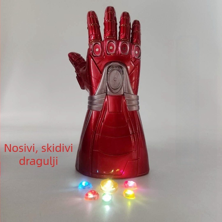 Cosplay rukavice - PVC, polu-mehanički proces, prilagodba dostupna, privatna etiketa dostupna