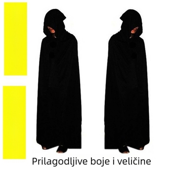 Unisex pleteni kapuljačasti ogrtač – Plašt smrti, sve godišnje doba, Zhejiang 1010