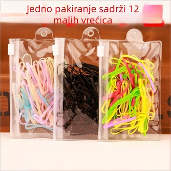 Silk Love TPU gumica za kosu – snažno rastezanje, prirodni stil, svjež i sladak izgled, dodaci za glavu