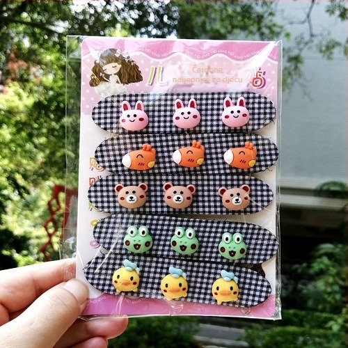 Dječji dodatak za glavu – crtani stil, kruna s praškastim kristalima, tkanina, ljeto 2022