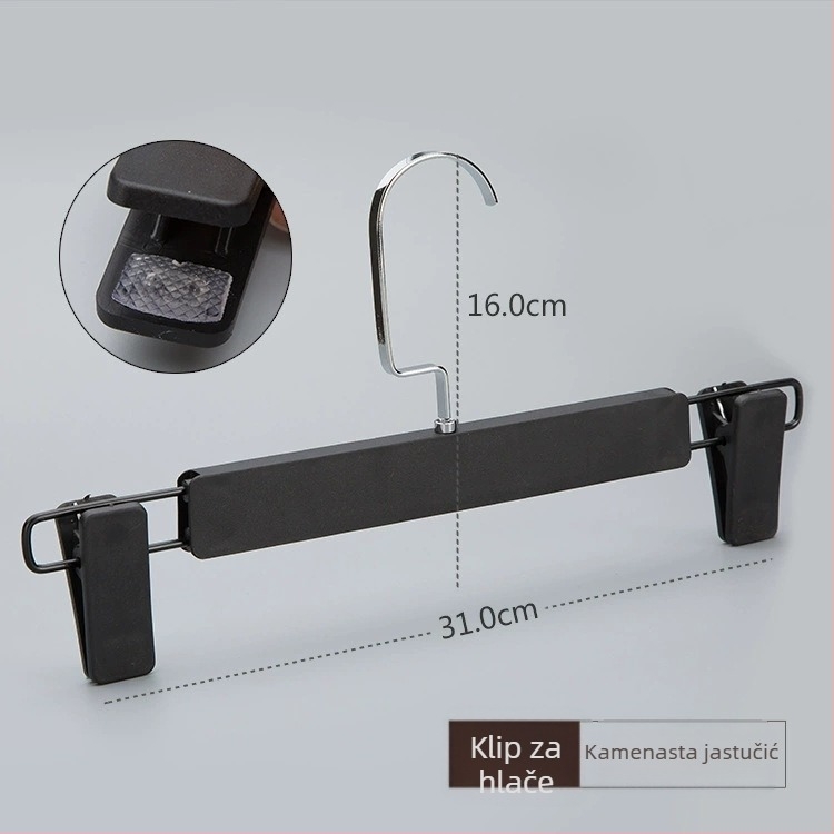 Višenamjenski klips za hlače s protukliznim zahvatom, teleskopska plastična klipsa za donje rublje, suknje i hlače