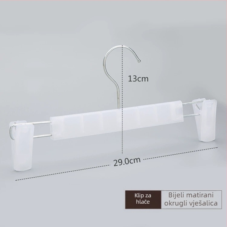 Višenamjenski klips za hlače s protukliznim zahvatom, teleskopska plastična klipsa za donje rublje, suknje i hlače