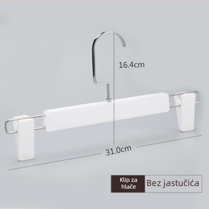 Višenamjenski klips za hlače s protukliznim zahvatom, teleskopska plastična klipsa za donje rublje, suknje i hlače