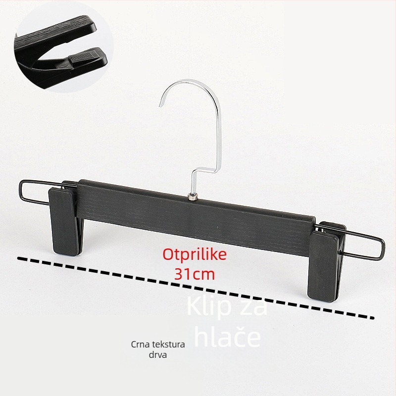 Višenamjenski klips za hlače s protukliznim zahvatom, teleskopska plastična klipsa za donje rublje, suknje i hlače