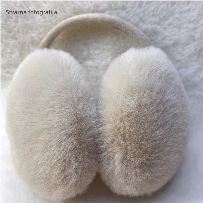Unisex tople ušne zaštitne maskice, mink krzno, stražnji korejski stil, zadržavaju toplinu, za vanjsku upotrebu zima-jesen