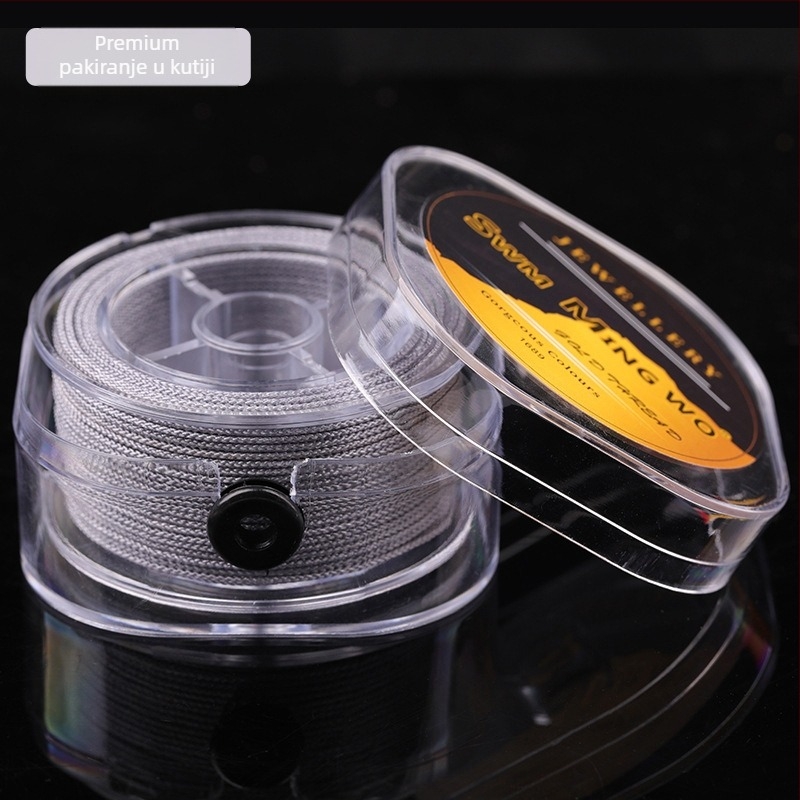 Mingwo Neelastičan konac za perle i Buddha perle - zlitina, pleteni konac, Yiwu podrijetlo, jesen 2024