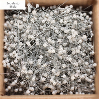 Iglice za odjeću s perlenskim glavama, za pozicioniranje i učvršćivanje