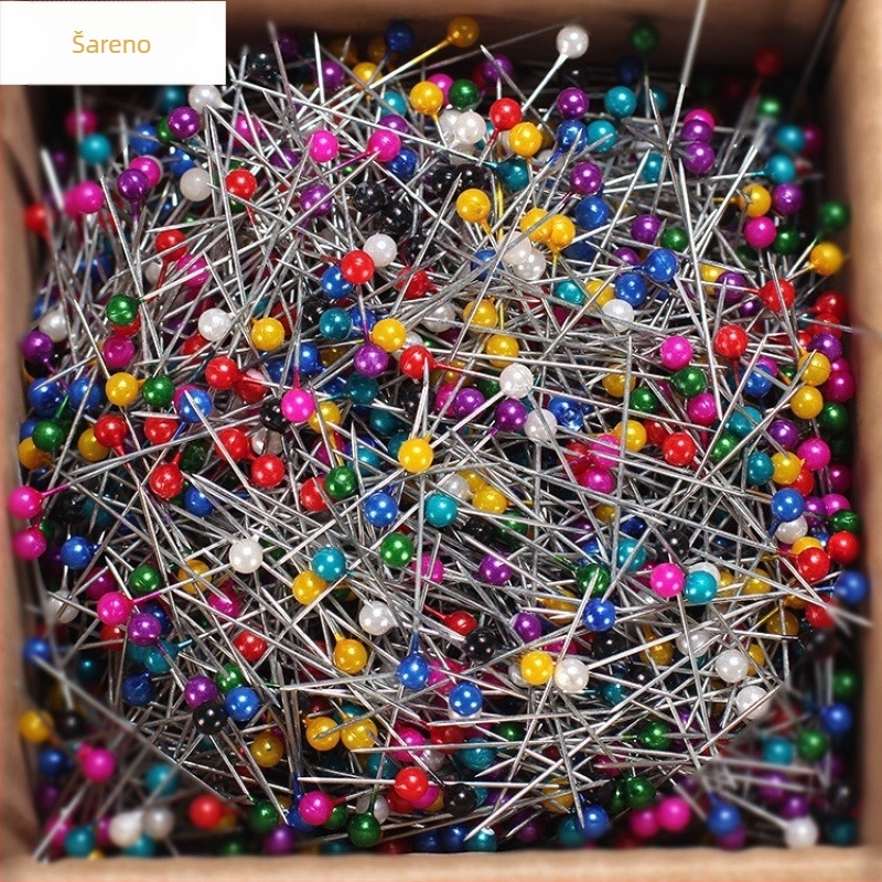 Iglice za odjeću s perlenskim glavama, za pozicioniranje i učvršćivanje