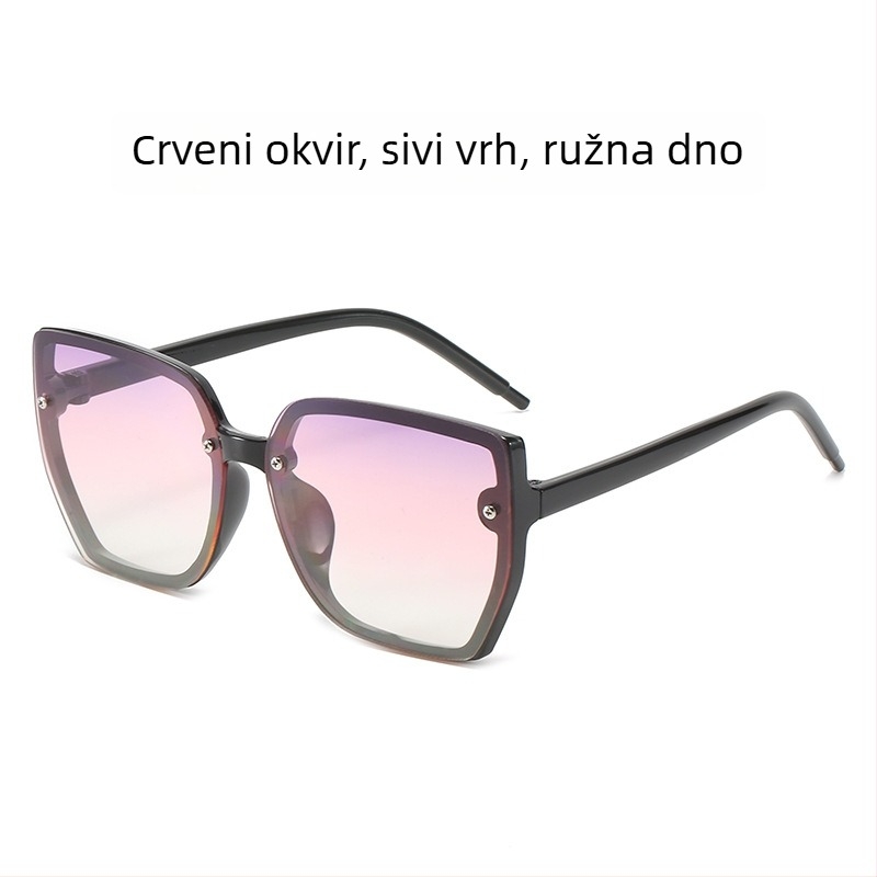 Dječje sunčane naočale bez okvira, PC okvir i PC leće, UV400 zaštita, neopolarizirane