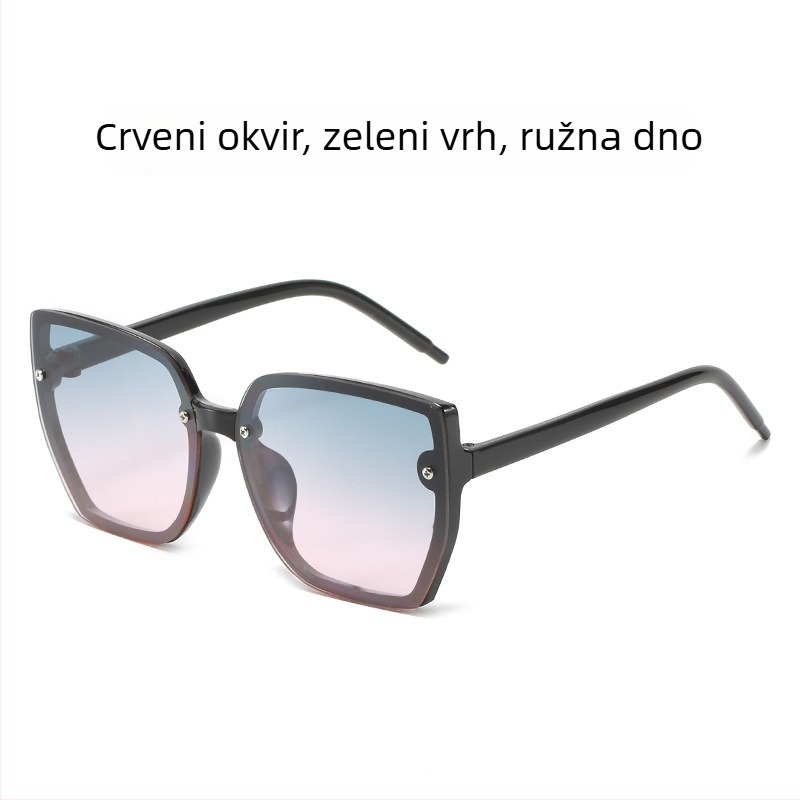 Dječje sunčane naočale bez okvira, PC okvir i PC leće, UV400 zaštita, neopolarizirane