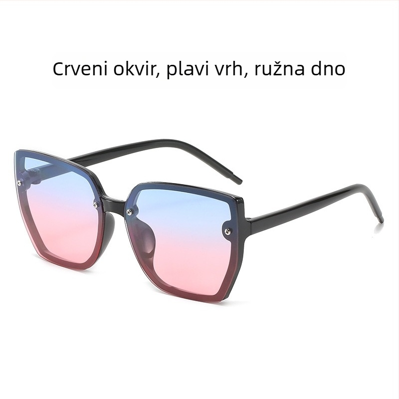 Dječje sunčane naočale bez okvira, PC okvir i PC leće, UV400 zaštita, neopolarizirane