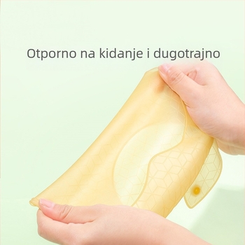 Silikonska dječja pregača za hranjenje – vodonepropusna, izuzetno mekana, s crtić motivom, za ranu dob (1–3 godine)