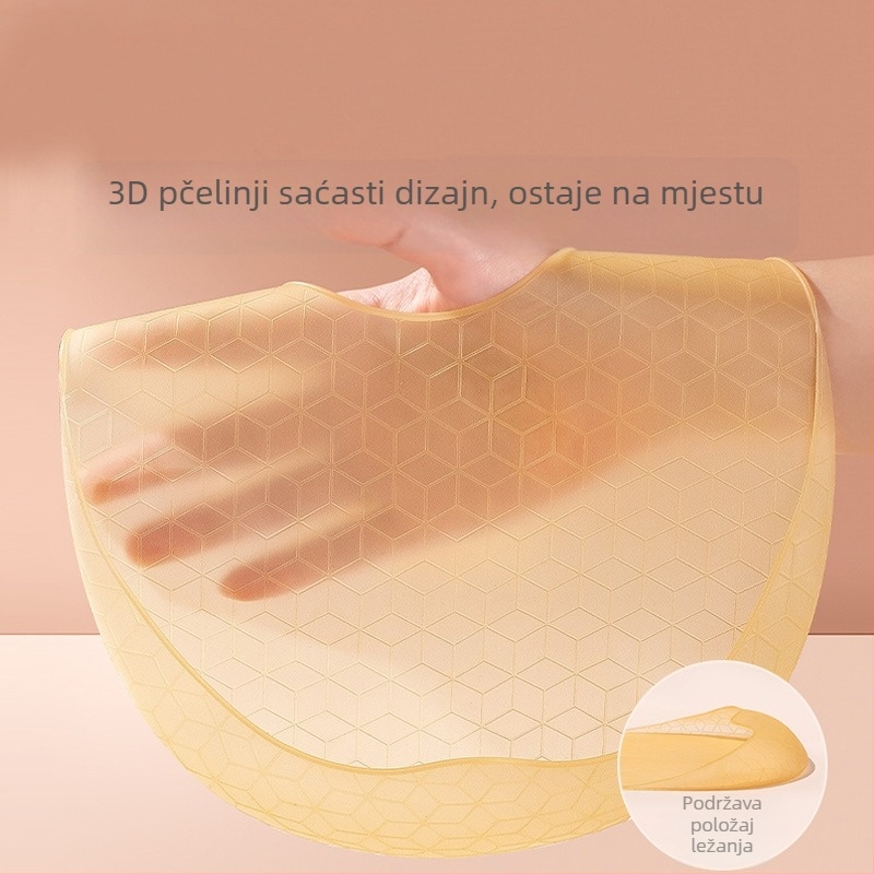 Silikonska dječja pregača za hranjenje – vodonepropusna, izuzetno mekana, s crtić motivom, za ranu dob (1–3 godine)
