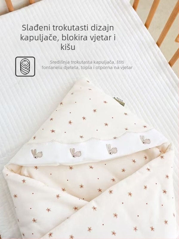 Novorođenački pamuk zavoj za bebe s karikaturama, 100% pamuk, sigurnosna klasa A