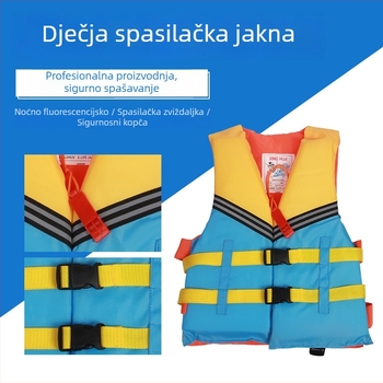 Dječji prsluk za spašavanje s visokom plovnosti, za plivanje, plovidbu i ribolov, prijenosni