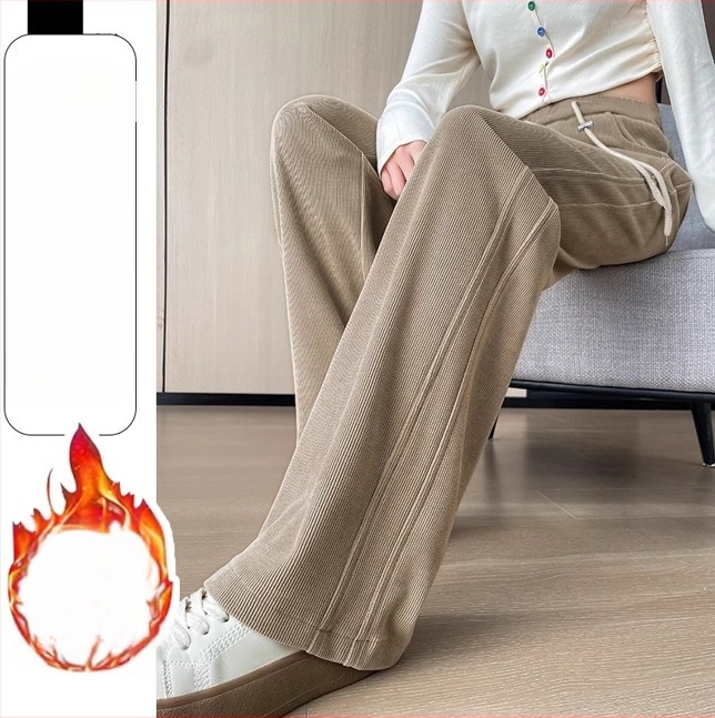 Trudničke hlače, široki kroj, visoki struk, pamuk-poliester tkanina 90–95% poliester, podrška trbuhu, proljeće/jesen