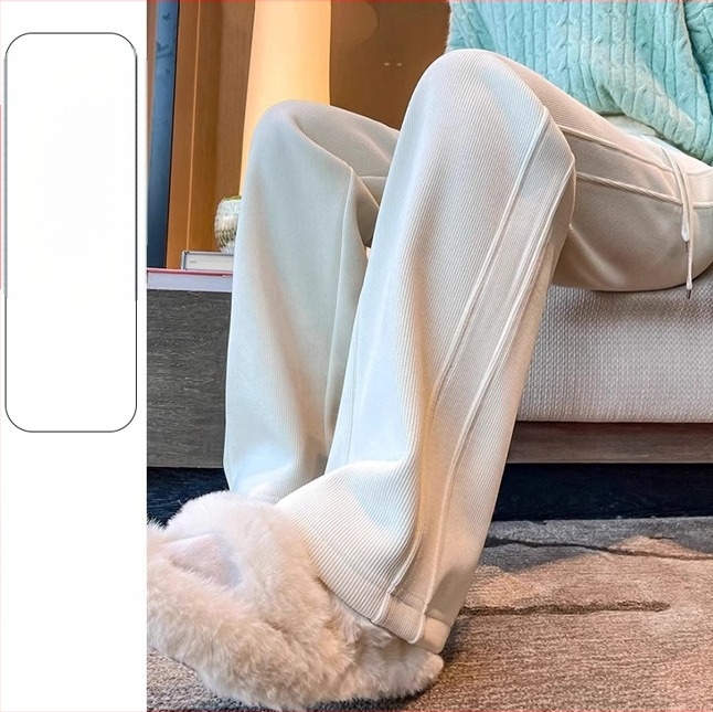 Trudničke hlače, široki kroj, visoki struk, pamuk-poliester tkanina 90–95% poliester, podrška trbuhu, proljeće/jesen