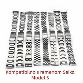 Nadomještna čelična narukvica za Seiko 5 seriju s završecima u lukovima — Happy watch strap