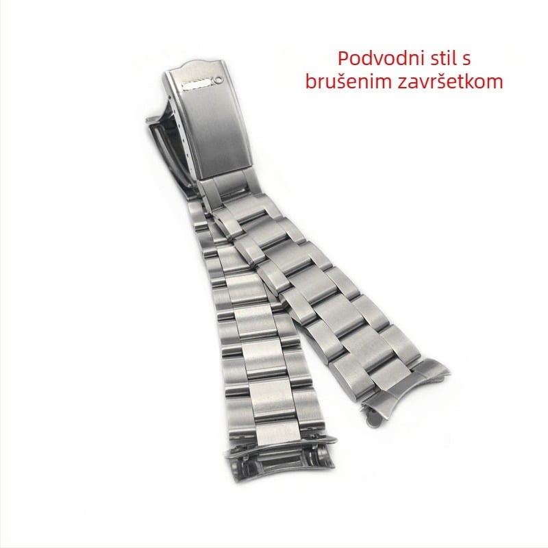 Nadomještna čelična narukvica za Seiko 5 seriju s završecima u lukovima — Happy watch strap
