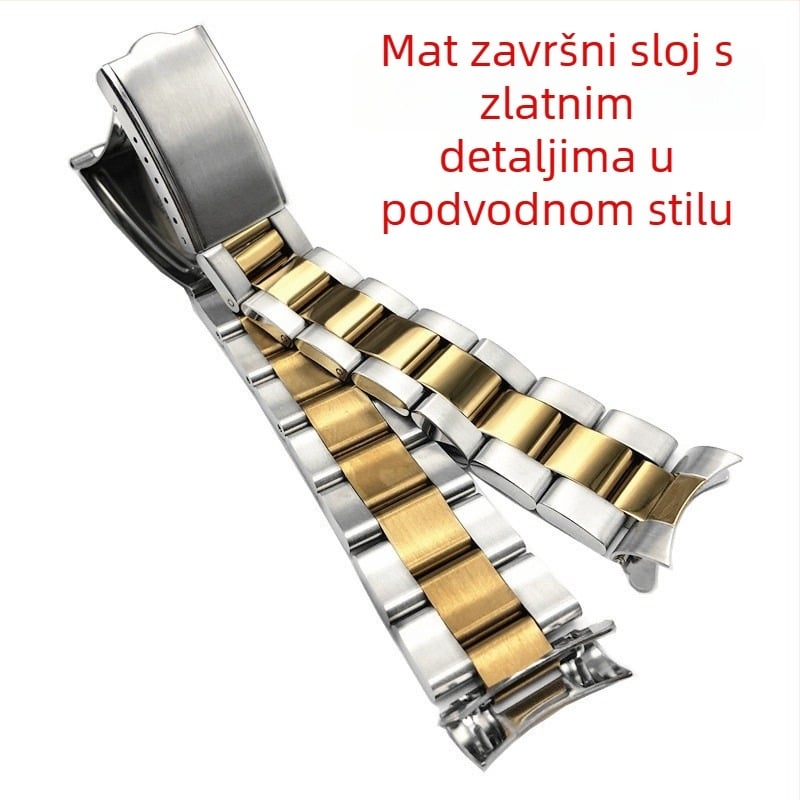 Nadomještna čelična narukvica za Seiko 5 seriju s završecima u lukovima — Happy watch strap