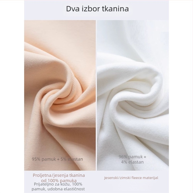 Ženska majica s dugim rukavima i četvrtastim ovratnikom, uski kroj, 90–95% pamuka, obična duljina (50–65 cm)