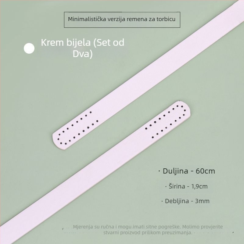 PU kožna naramenica za torbicu, ručno šivana, DIY zamjena naramenice