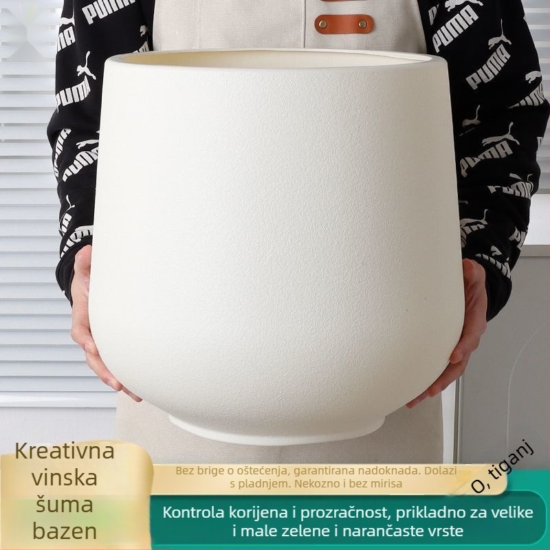 Saksija za cvijeće od smole, podna verzija, slatki stil, marka Ouhong