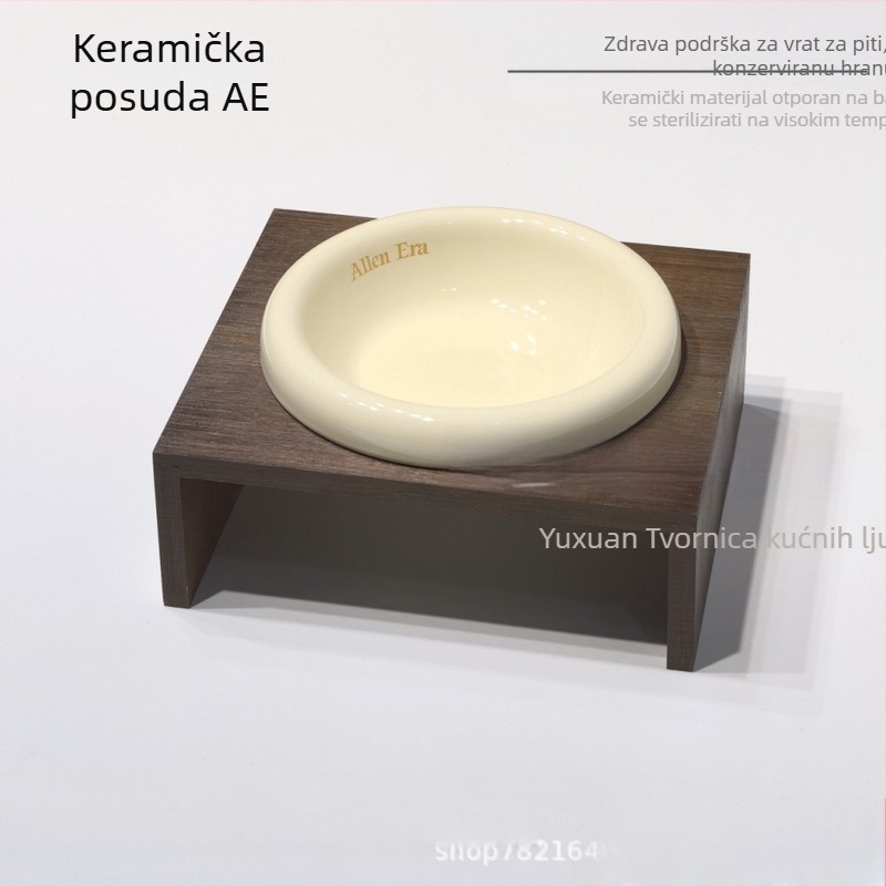 Keramička zdjela za mačke – sigurna za hranu, posuda za kućne ljubimce, kod P-23139